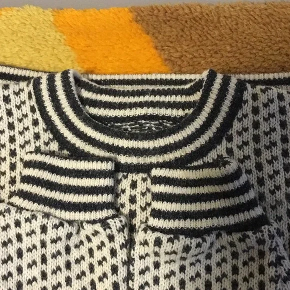 VINTAGE EUC LL BEAN MENS LARGE MADE IN NORWAY WOOL/RAYON BLEND - Picture 3 of 5